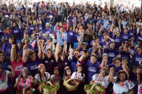 Con Tony Gali, obras de beneficio Social