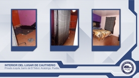 En dichas habitaciones mantuvieron en cautiverio a las v&iacute;ctimas 