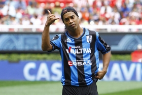El astro brasile&ntilde;o Ronaldinho.