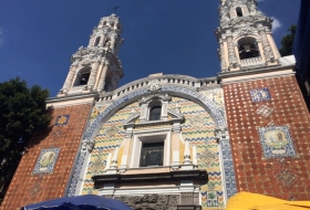 Operativo frente a la iglesia de Guadalupe