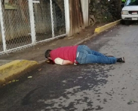 Al lugar arribaron policías municipales de Texmelucan 