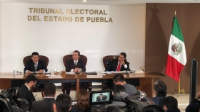 Por unanimidad se determinó ratificar la constancia como gobernadora electa de Martha Erika Alonso 