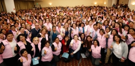  En 2017, se logr&oacute; capacitar a m&aacute;s de 5 mil 600 mujeres en materia pol&iacute;tica