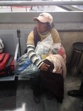 La madre y el cuerpo de su peque&ntilde;o hijo llegaron a Puebla 