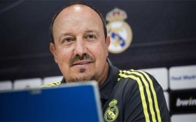 Entrenador del Real Madrid, Rafa Ben&iacute;tez.