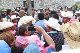 Un supuesto coordinador de los policías privados fue corrido del lugar junto con dichos elementos al momento de tratar de calmar los ánimos