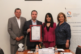 La certificaci&oacute;n es un referente de que en Puebla se avanza en la cultura de la inclusi&oacute;n