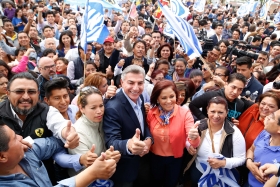 Tony Gali va por la continuidad del gobierno estatal