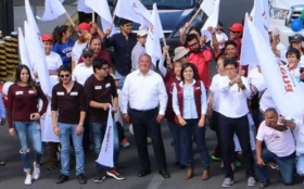 La caravana partió del parque ecológico   