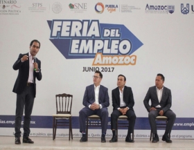 Realizaron Feria de Empleo en Amozoc