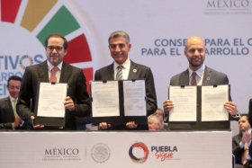 Reconoció la labor que se realiza en Puebla para mejorar la calidad de vida de los habitantes