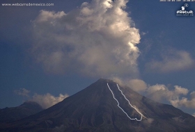 Actividad volc&aacute;n de Colima
