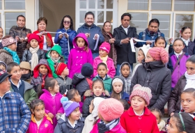 El alcalde señaló que este comedor es muy especial, ya que fue el primer desayunador escolar construido durante su gestión