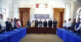 El Alcalde de Puebla, Luis Banck, nombr&oacute; a nuevos integrantes del gabinete municipal 